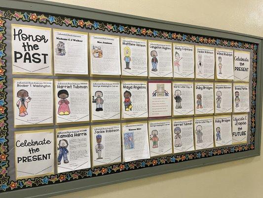 Great to see work from our kids in the hallways!