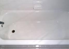 Reglazed bathtub