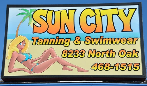 Sun City Tanning & Swimwear
 8233 North Oak
 Kansas City Missouri 64118
 Serving the Greater Kansas City Area