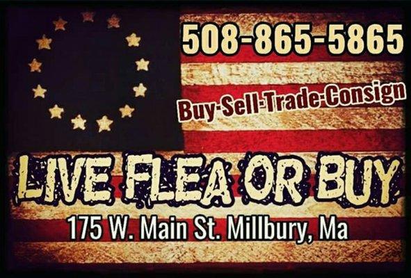 * We Buy, Sell and Trade!
* Consign or be a Vendor!
* Moving & Storage!
* Junk & Trash Removal!
* Open 7 Days a Week!