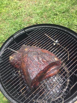 Brisket from the meat market