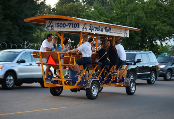 Corporate entertaining for International Paper with 2 bikes!