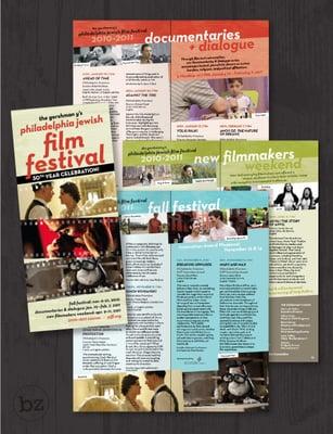 brochure for philadelphia jewish film festival