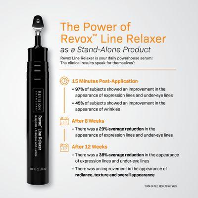 Revision skincare...Revox Line Relaxer, aka "liquid botox!"