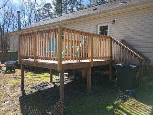 Backyard deck/porch upgrade