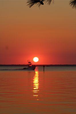 Sunset cruise along the Outer Banks.