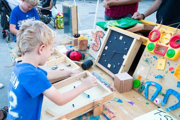 The Frogtown Artwalk offers lots of fun for kids and adults