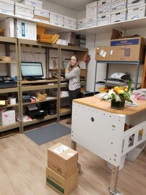 Anne controls the ordering and shipping department to get your meds to you asap!