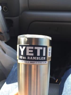 YETI Time. Cold Miller Lite and Crown XO