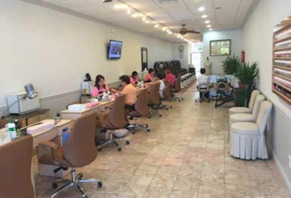 Manicure and Pedicure Chairs.. So many