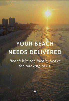 Beach Needs Delivered