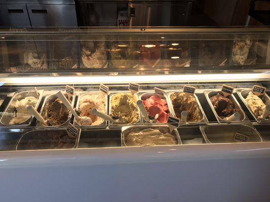 Gelato selection