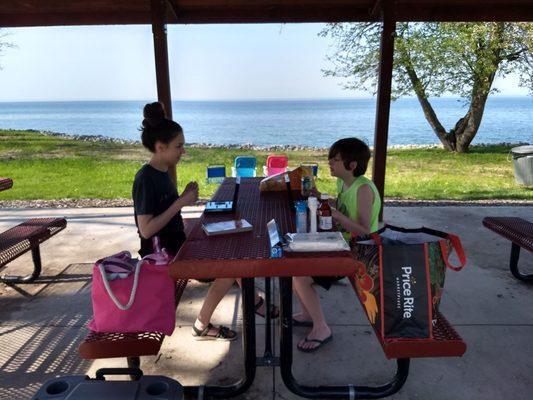 An epic Battleship battle was afoot on this picnic day.