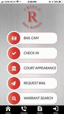 Clients have the ability to upload all court documents and check in. Many great features with out app.