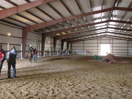 A picture of our indoor arena!!!