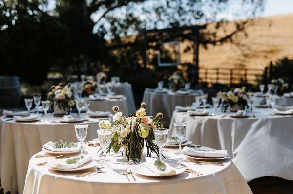 Our wedding table design