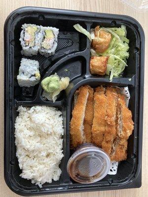 Tonkatsu bento box (lunch)