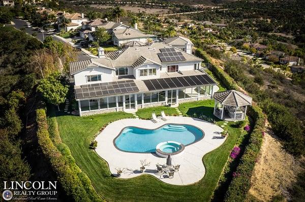 Carlsbad Aerial Photography - Lincoln Real Estate (Logo Overlay)