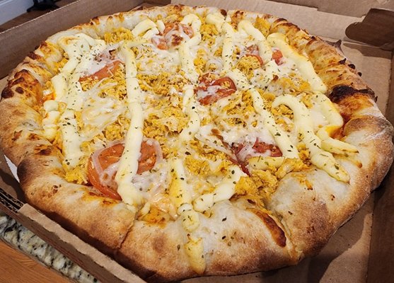 Catupiry chicken pizza