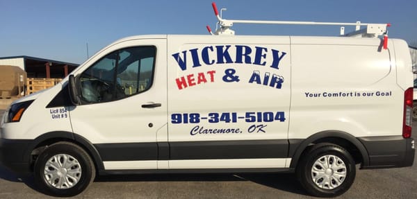 Vickrey Heat & Air has a new service van.