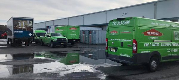 SERVPRO of Jackson/Lacey at a local plumbing supply company in Lakewood, NJ for emergency water damage cleanup