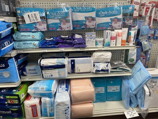 Wide Variety of Incontinence Supplies