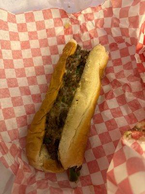 Philly steak poboy