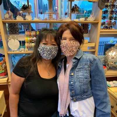 Ladies upgraded with us to Bling Masks