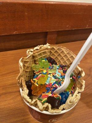 Waffle bowl