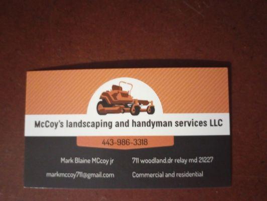 My card my company is a fully insured company with 20 years of experience.