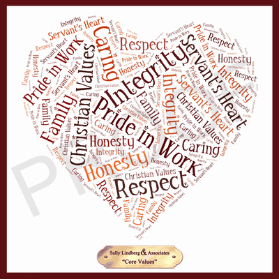 Sally Lindberg & Associates Core Values