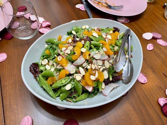 Pomes fruit and citrus salad with an amazing Fuji apple vinaigrette