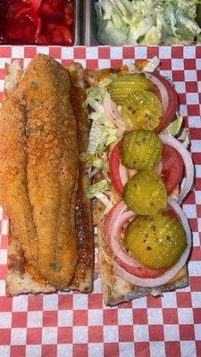 Beautiful Soul Bistro's new "Fried Fish Po Boy"! Definitely a hit!