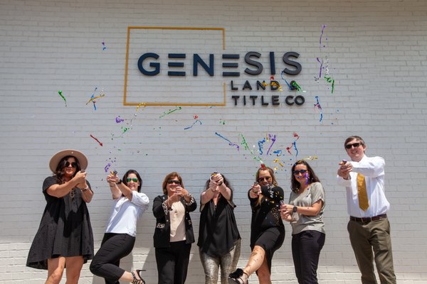 We would love to celebrate your purchase or sale at Genesis Land & Title!