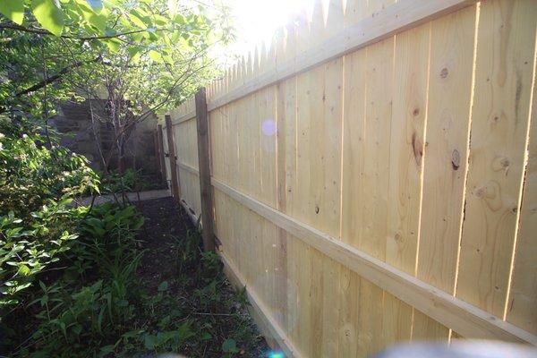 New Fencing installation