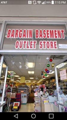 Bargain Basement where you will find great things for a cheap price.