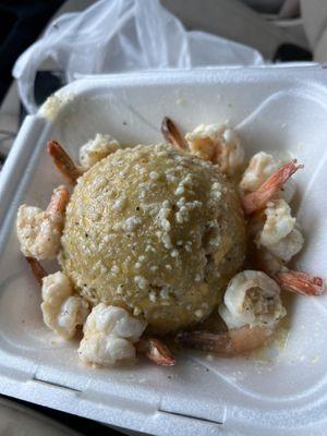 Shrimp Camarones Al Ajillo Mofongo