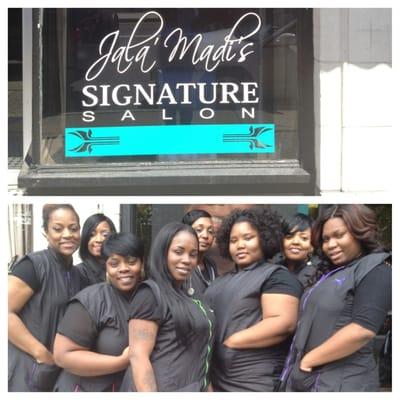 Jala'Madi's has 7 highly experienced stylist specializing in hair care first and signature styling