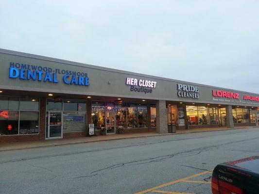 Strip mall store, nice setup, good prices