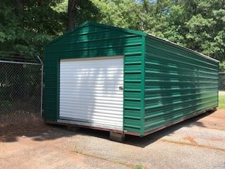 FOR SALE! 12x30 with 7 ft height upgrade, 8x6 roll up door, 8x6 ramp, many colors to choose from - Price: $6950.00