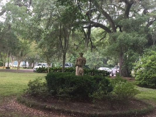 Statue on the Myrtles grounds