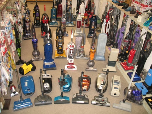 Some of the vacuums we sell.