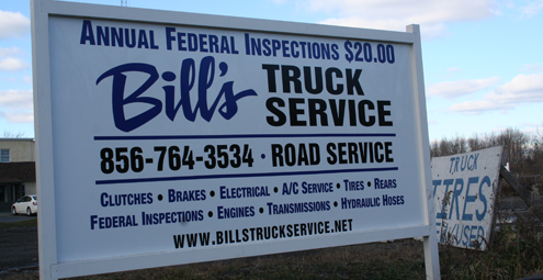 Bills Truck Service
 75 Hartford Road, Delran New Jersey