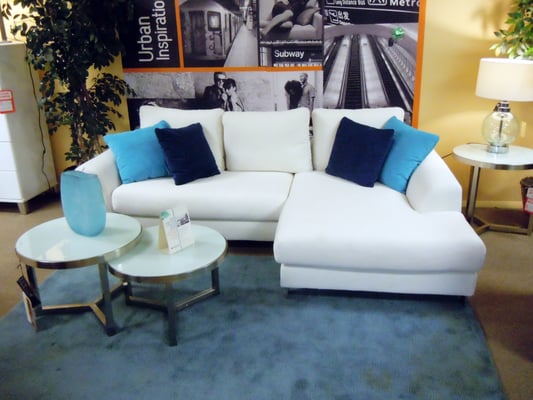 This Sofa can be ordered with the chaise on the right or the left side - your choice-in stock for quick delivery!