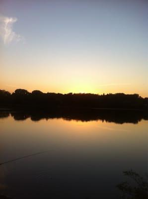 I took this photo one evening while walking shady oak beach.