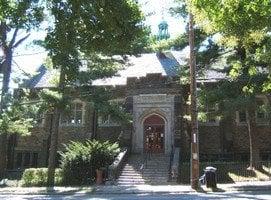 View of the front door from Warden Drive