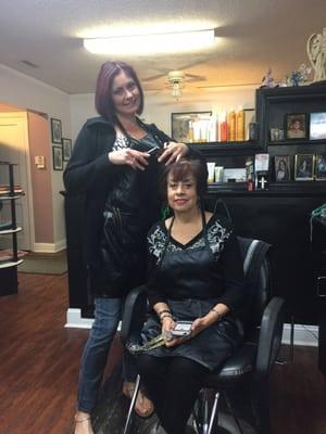 Renee and Julie @ Renee's Hair Salon