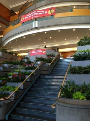 Our lobby. Rockin' mad respect to the Stanley Cup Champs