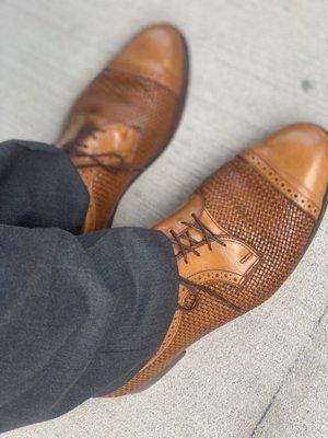 Allen Edmonds shoes - after repair