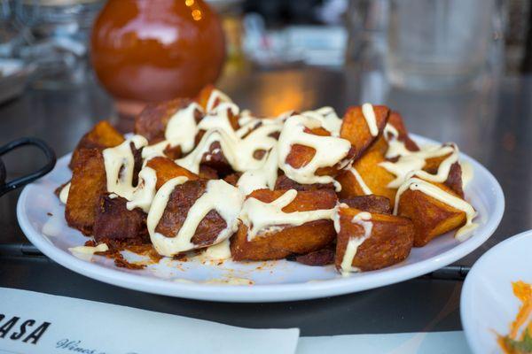 Perfect patatas bravas, we'd come back just for these